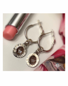 JOURNEY CHOCOLATE MOONSTONE DROP EARRINGS