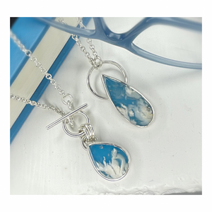 SKYSTONE JOURNEY LONG TEARDROP PENDANT