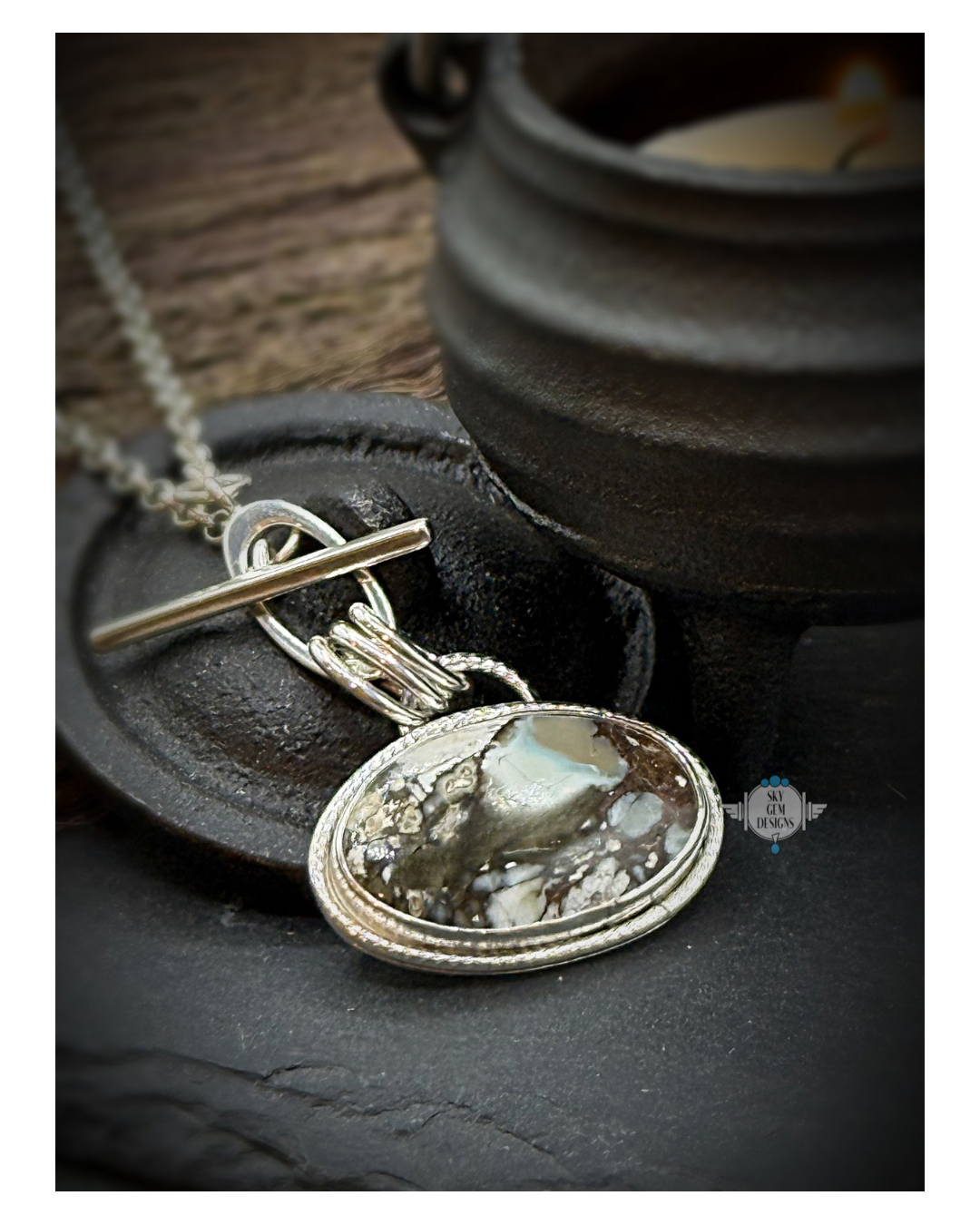 BLOOD MOON SEPTEMBER PENDANT NECKLACE