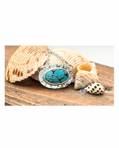 OCEAN VIBES TURQUOISE PENDANT NECKLACE