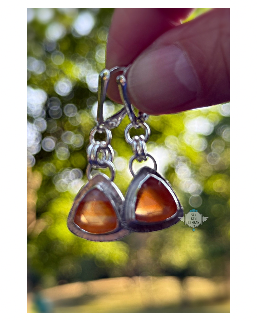 SUMMER SOLSTICE TRILLION EARRINGS
