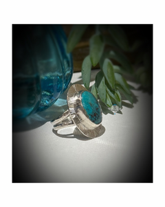 BLUE LAGOON TURQUOISE RING size 6.75