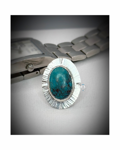 BLUE LAGOON TURQUOISE RING size 6.75