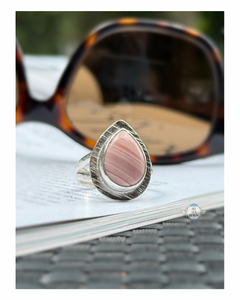 STRAWBERRY MOON OPAL RING