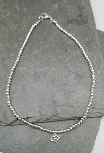 SWEET GEMS ALL SILVER NECKLACE WITH INFINITY HEART CHARM