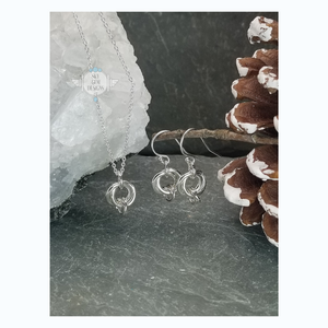 ENDLESS CIRCLE RINGS NECKLACE OR EARRINGS