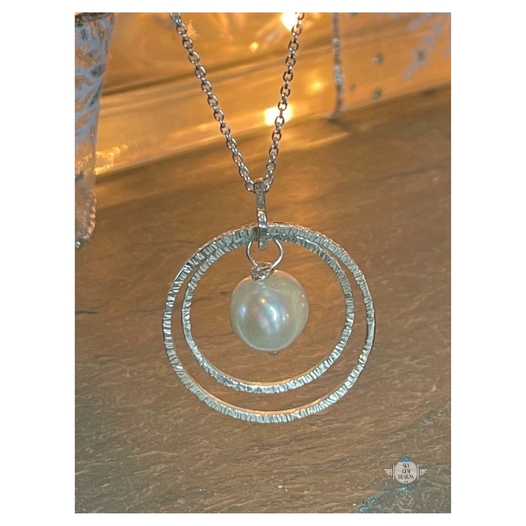 LIGHT OF THE MOON PENDANT NECKLACE & EARRINGS