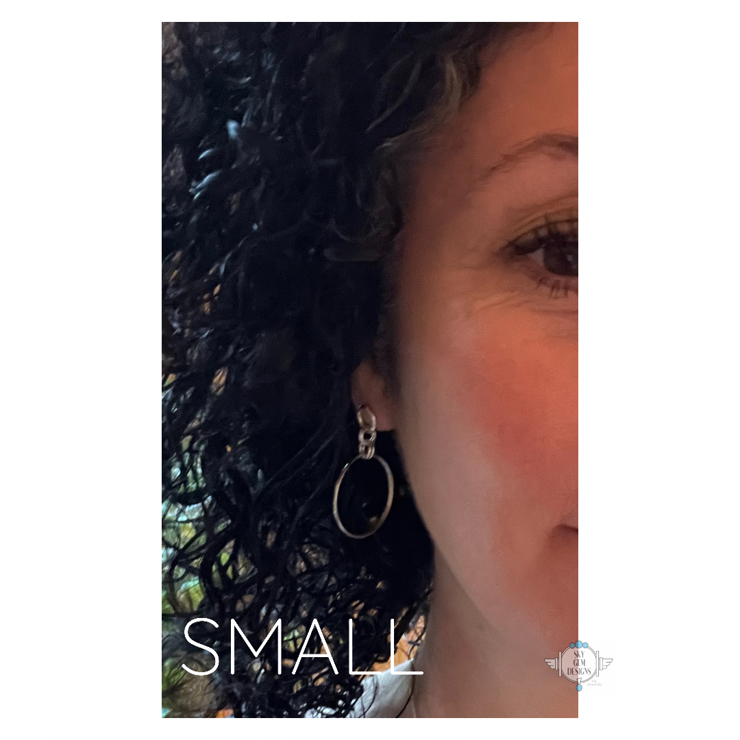 ENDLESS CIRCLE ROUND HOOP EARRINGS