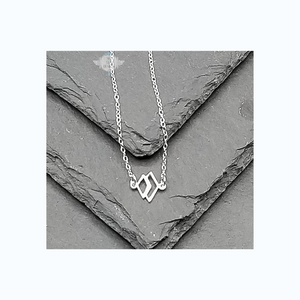 ART DECO CHIC DOUBLE DIAMOND NECKLACE