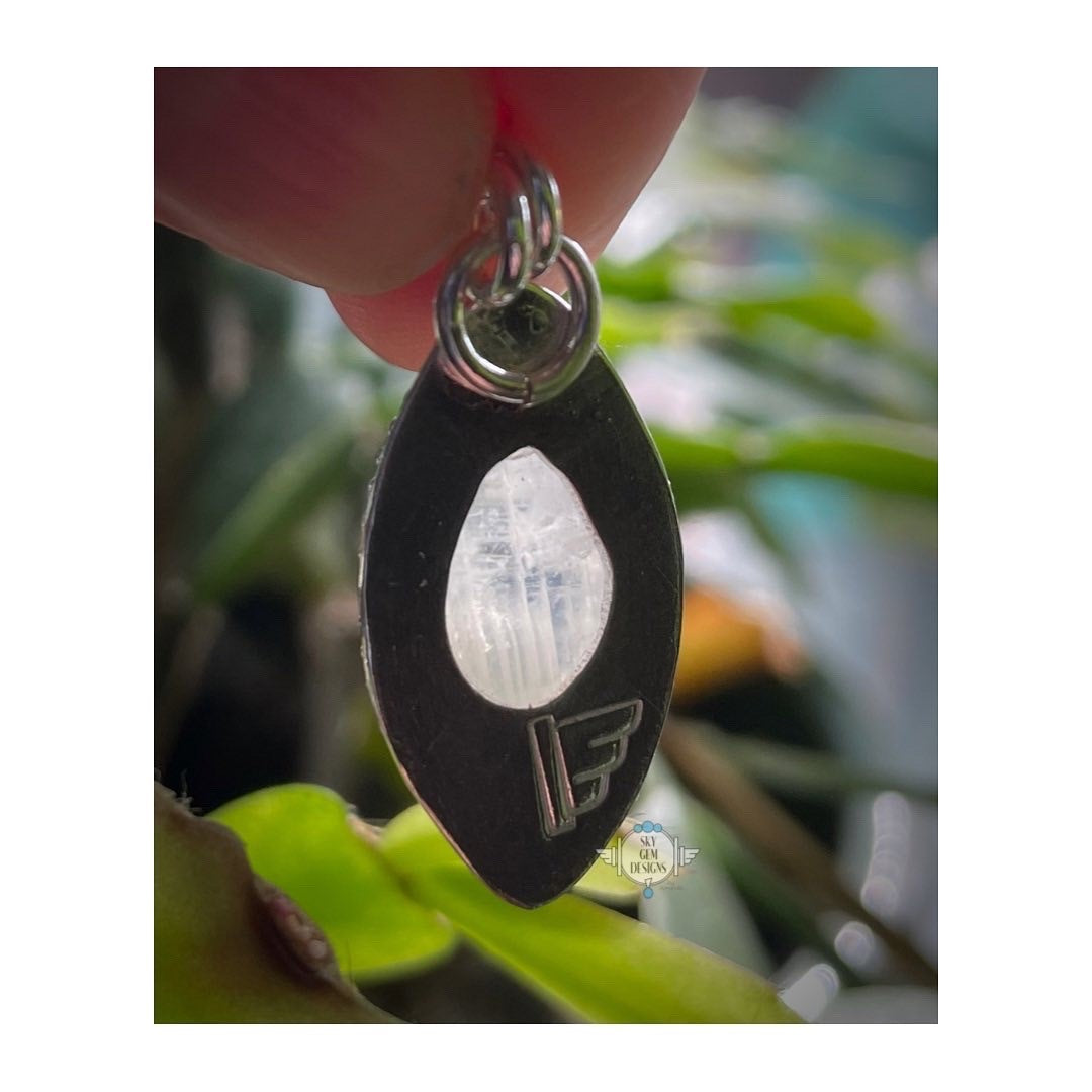ANCIENTS RAINBOW MOONSTONE MARQUIS PENDANT NECKLACE